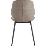 Side Dining Chair PU leather seat Natural | Adexa GSYH003N