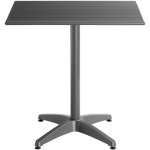 Bistro Table Aluminium 810x810mm Indoors & Outdoors Dark Grey | Adexa GS10204G