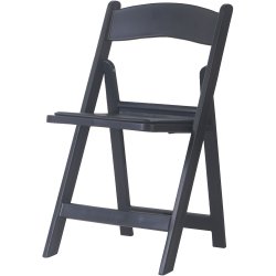 Folding Chair Black Vinyl Seat | Adexa GS60501