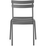 Bistro Side Chair Aluminium Indoors & Outdoors Dark Grey | Adexa GS60859G