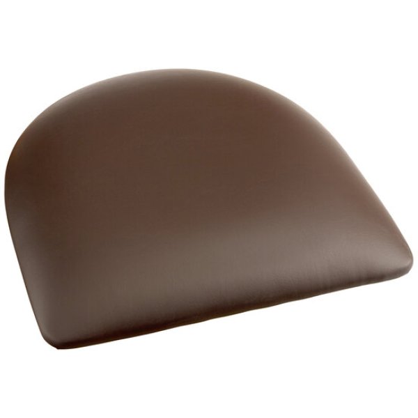 Dark Brown Vinyl Cushion Seat for Steel Frame Chair | Adexa GSM001DARKBROWNVINYLSEAT