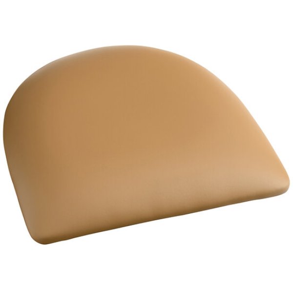 Light Brown Vinyl Cushion Seat for Steel Frame Chair | Adexa GSM001LIGHTBROWNVINYLSEAT