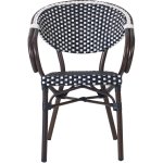 Bistro Rattan Chair Aluminium Black | Adexa GSR8022