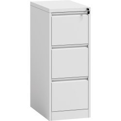 Professional Filing Cabinet 3 drawer 460x600x1015mm White | Adexa HDKF03