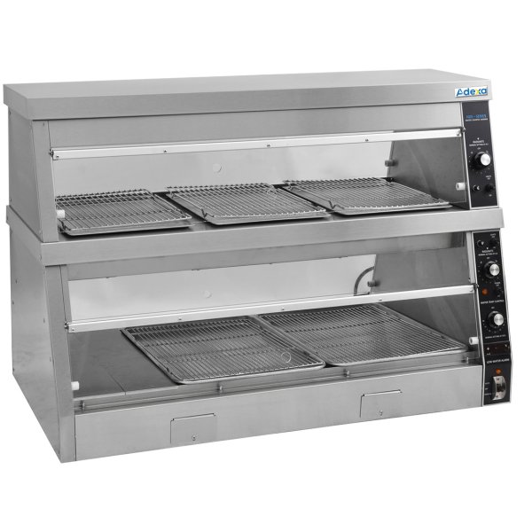 Commercial Hot Chicken Warmer / Heated Display 1219x690x830mm | Adexa HDS4