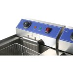 Commercial Fryer Double Electric 32 litre 10kW Free standing | Adexa HEF162C
