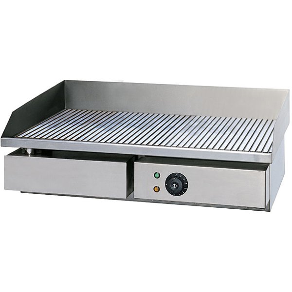 Commercial Griddle Ribbed 550x450x230mm 3kW Electric | Adexa HEG821