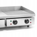 Commercial Griddle Smooth/Ribbed 730x470x240mm 4.4kW Electric | Adexa HEG822