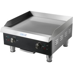 Commercial Griddle Smooth 610x620x360mm 8kW Electric | Adexa HEG824