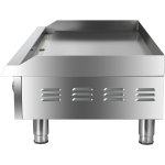 Commercial Griddle Smooth 1215x620x360mm 16kW Electric | Adexa HEG848
