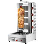 Professional Adjustable Gyros/Kebab grill Gas 4 elements 14.8kW | Adexa HGSR4