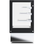 Display Merchandiser Fridge 760 litres with 3 shelves Black & Stainless steel | Adexa HL1800B3
