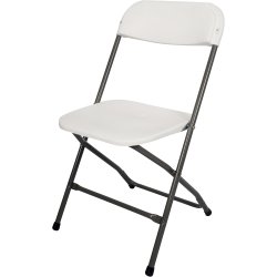 Folding Chair White Plastic | Adexa HQB53