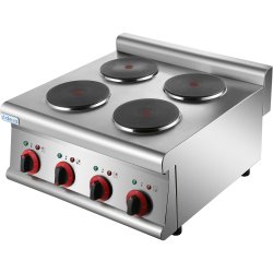 Commercial Electric boiling top 4 plates 8kW | Adexa HRQ605E
