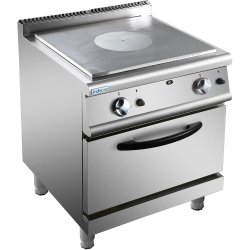 Gas Solid Top with Gas Oven 10kW+5.8kW 700mm Depth | Adexa HRQ711
