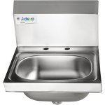 Wall mounted Hand Sink Deck mounted faucet Stainless steel | Adexa HS12DH