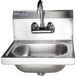 Wall mounted Hand Sink Wall mounted faucet Stainless steel | Adexa HS15
