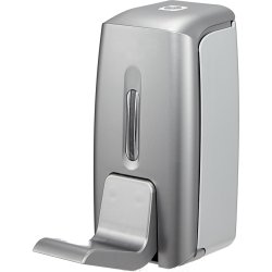 Commercial Wall Mounted Manual Soap Dispenser Silver | Adexa HSDF7002SILVER