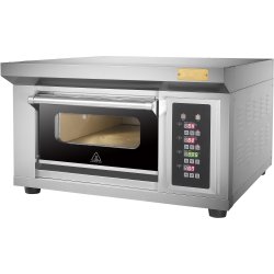 Bakery oven Electric 1 chamber 2 x 400x600mm trays 400°C Digital controls 6.6kW 220V | Adexa HTD20KI