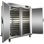 Professional Mobile Food Warming Cabinet Double Door with 22 x GN2/1 capacity 2.62kW | Adexa HW2221