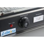 Professional 4 Tier Heated Display Case Countertop 1kW | Adexa HW580
