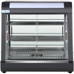 Commercial Heated showcase food warmer 660mm Width Countertop | Adexa HW601