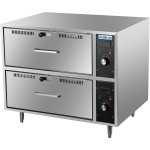 Commercial Food Warmer 2 drawers 2kW | Adexa HW82