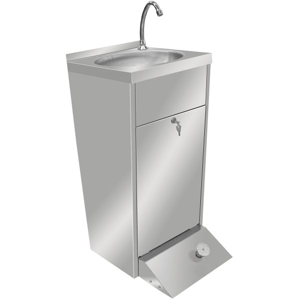 Commercial Hand Wash Sink Cabinet Stainless steel Pedal control | Adexa THHWR445