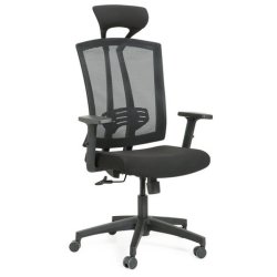Mesh Office Chair with Headrest Black | Adexa HY632