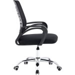 Mesh Office Chair Black & Chrome | Adexa HY807