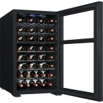 Professional Wine cooler Dual zone Stainless steel 52 bottles | Adexa JC128WD