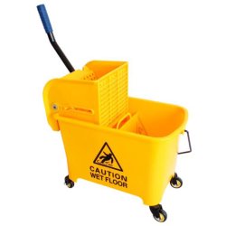 Professional Mop Bucket with Side Press Wringer 20 Litres | Adexa JYMW2003