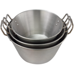 Heavy Duty Double Handed Kitchen Mixing Bowl 10L Stainless Steel | Adexa KB3620