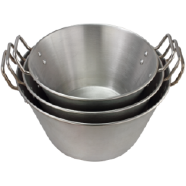 Heavy Duty Double Handed Kitchen Mixing Bowl 8L Stainless Steel | Adexa KB3218