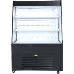 Multi Deck Refrigerator 300 litres with Night Curtain Black 900x700x1540mm | Adexa LG1200M2W