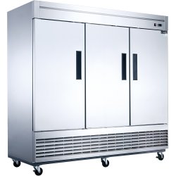 1800lt Commercial Upright Freezer Triple Door Stainless Steel | Adexa D83F