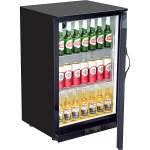 Back Bar Bottle Cooler Solid hinged door 142 litres | Adexa LG138M