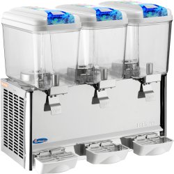 Commercial Cold Drinks Dispenser 3 x 18 litres | Adexa LSJ18LX3