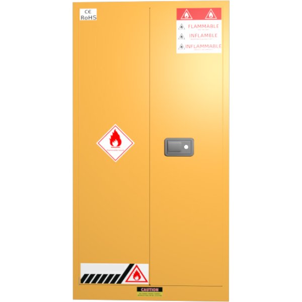 60 Gallon/280 Litre Flammable Safety COSHH Cabinet 860x860x1650mm | Adexa MB60GSC