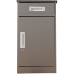 Commercial Stainless Steel Cabinet with 1 Door & 1 Drawer 400x400x750mm | Adexa MBSS201H751DC
