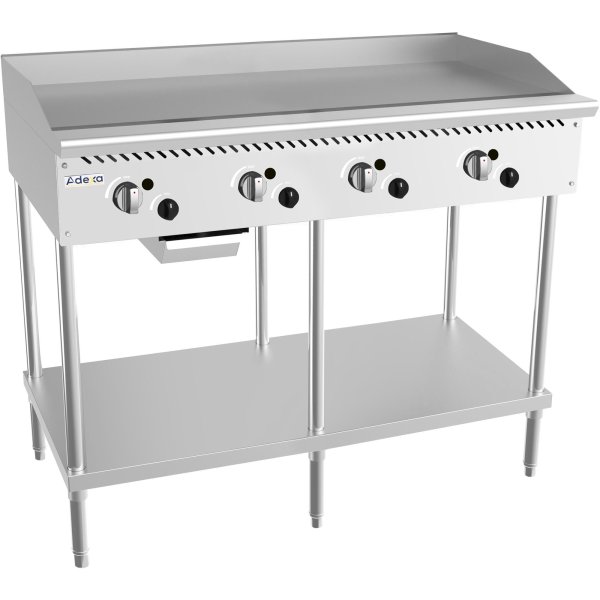 Commercial Gas Griddle Freestanding 1220mm Width | Adexa MGG48MF