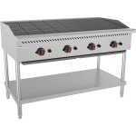 Commercial Gas Chargrill Freestanding 1200mm Width | Adexa MGL48MF