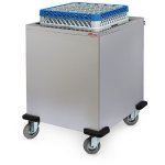 Mobile Dishwasher Rack Trolley Stainless Steel | Adexa MBK55