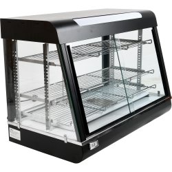 Commercial Heated showcase food warmer 150 litres Countertop | Adexa MLP602