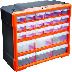 24 Bin Storage Organiser for Small Parts 320x160x370mm | Adexa MW2260