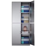 Commercial Stainless Steel Cabinet 4 Doors 900x400x1800mm | Adexa MYSLC05