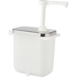 Commercial Condiment/Sauce Pump Dispenser 1x2 litre Stainless steel | Adexa NHP001