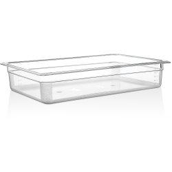 Polycarbonate Gastronorm Pan GN1/1 Depth 100mm Clear | Adexa P8114