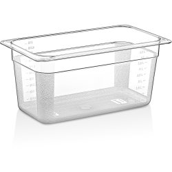 Polycarbonate Gastronorm Pan GN1/3 Depth 150mm Clear | Adexa P8136