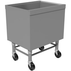 Commercial Portable Ice bin Stainless steel 760x470x760mm | Adexa PIB183016